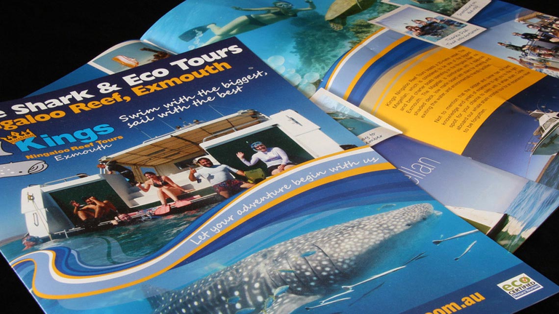 Graphic design perth KINGS NINGALOO REEF TOURS