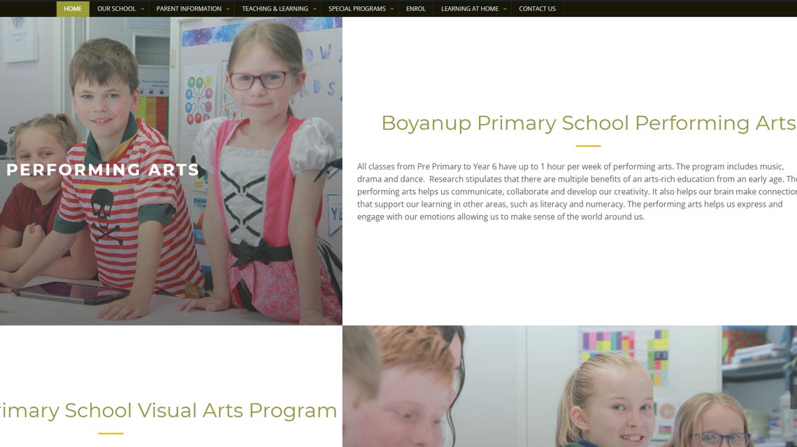Boyanup-Primary-School-Website-3 BOYANUP PRIMARY SCHOOL WEBSITE