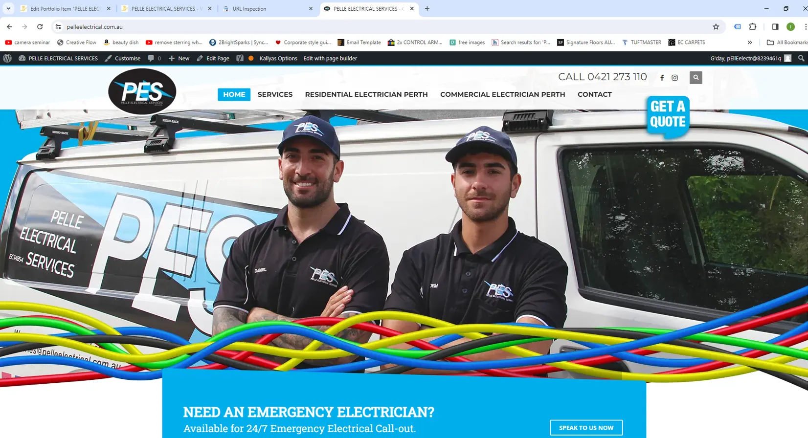 PELLE ELECTRICAL SERVICES ELECTRICIAN PERTH 1