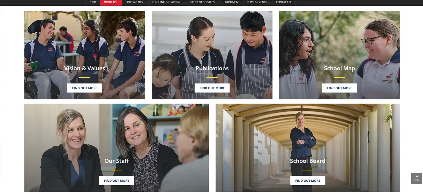 LEEMING EDUCATION SUPPORT CENTRE WEBSITE WEBSITE DESIGN COMPANY PERTH